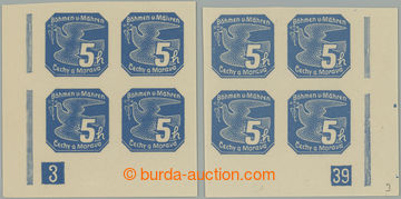 260179 - 1939 Pof.NV2 plate number, 5h blue, the first issue., L and 