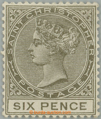 260199 - 1890 SG.19, Victoria 6P olive-brown; mint hinged, c.v.. £10