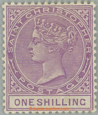 260200 - 1886 SG.20, Victoria 1Sh mauve; mint hinged, c.v.. £120