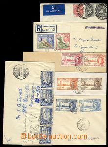 26022 - 1926 - 46 OVERSEAS  comp. 6 pcs of letters with countries as