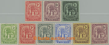 260233 - 1909-1911 SG.99-101, 102-107, Allegory ½P - 6P and 1P - 1Sh