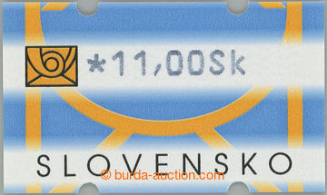 260302 - 2001 Zber.AT1 II, Automatová stmp 11,00Sk; mint never hinge