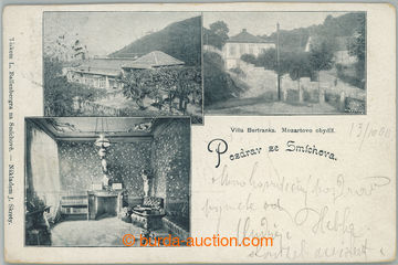 260305 - 1899 PRAHA - SMÍCHOV, Mozartovo obydlí, vila Bertramka, 3-