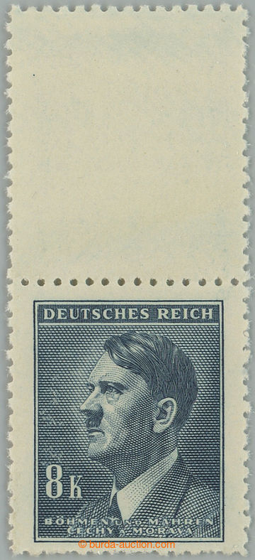 260322 - 1942 Pof.95 KH, A. Hitler. 8K blue with upper coupon (!) ori