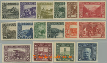 260383 - 1906 ANK.29U-44U, Krajinky 1H - 5K, kompletní nezoubkovaná