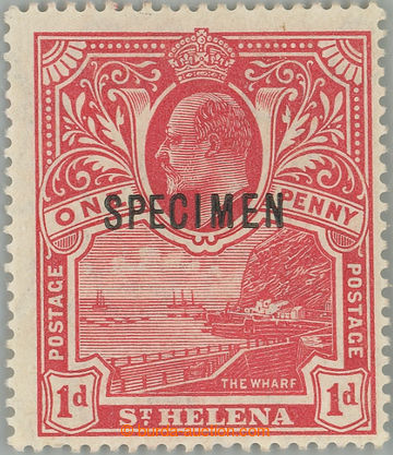 260392 - 1911 SG.71, UNISSUED - 1P red SPECIMEN; very fine piece, c.v