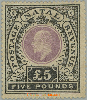 260393 - 1902 SG.144, Edvard VII. £5 mauve / black; pěkný exemplá