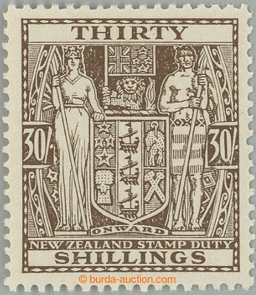 260416 - 1940 SG.F205w, postal-revenue Coat of arms 30Sh brown, wmk I