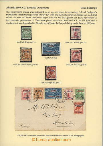 260419 - 1903-1911 AITUTAKI / SG.1-7a, nominálně kompletní série 