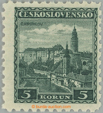 260449 - 1932 Pof.267 DV, Český Krumlov 5Kč zelená s DV 32/1A - d