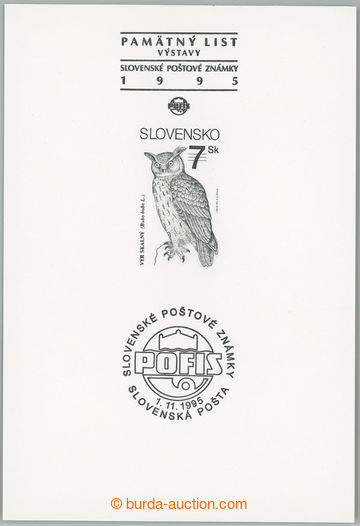 260514 - 1995 PT3, Výr rock, additional printing POFIS Bratislava, p