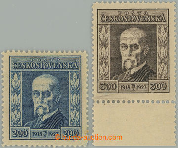 260590 - 1923 Pof.178-179, Jubilee 200h and 300h (marginal piece), bo