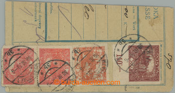 260733 - 1920 RÁMEČKOVÝ TYP / parcel dispatch card segment i.a. fr