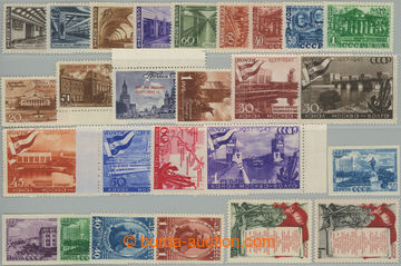 260770 - 1947-1951 SELECTION of / chosen sets Mi.1121-1124, 1125-1130