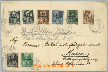 260826 - 1945 ROŽŇAVA / letter to Košice, franked with. 8 overprin