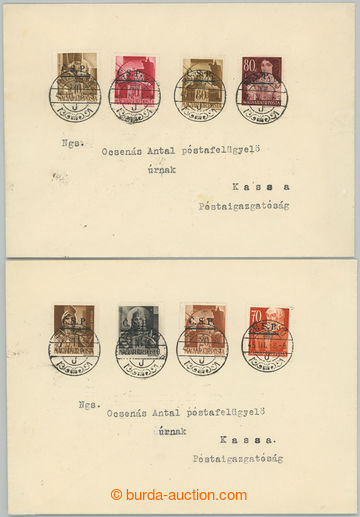 260827 - 1945 ROŽŇAVA / comp. of 2 letters to Košice, always frank