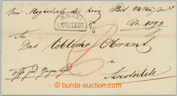 260856 - 1839 CZECH LANDS / folded letter addressed to Slavkov (Auste