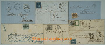 260864 - 1851-1868 SELECTION of / 7 classic letters, i.a. Tuscany let