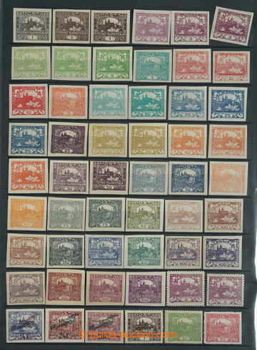 260866 - 1918-1939 [COLLECTIONS]  PARTIE / stamp. on 19 pages A4, fro