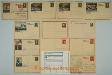 260867 - 1945 OVERPRINT ČESKOSLOVENSKO / comp. 13 pcs of mainly Un p