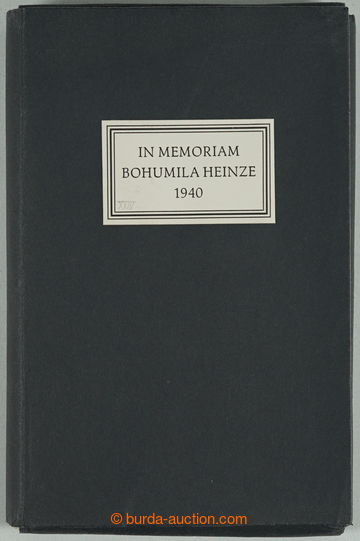 260889 - 1942 IN MEMORIAM BOHUMILA HEINZE 1940 / významná publikace