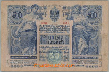 260906 - 1902 Ba.RU8, 50K 1902, set 1301; in good condition oběhový