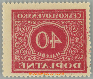 260950 - 1928 Pof.DL59 Ob, Definitive issue 40h red with full offset 