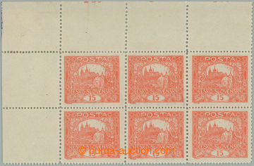 260954 -  Pof.7F STk+p, 15h bricky red, line perforation 13¾ : 11½,