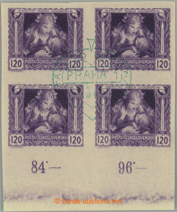 260971 -  Pof.32Nq, Mother and Child 120h violet, the bottom marginal