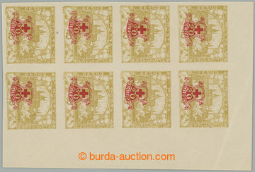 260999 -  Pof.170Nc, Hradčany 40h yellow, imperforated, UR corner ve