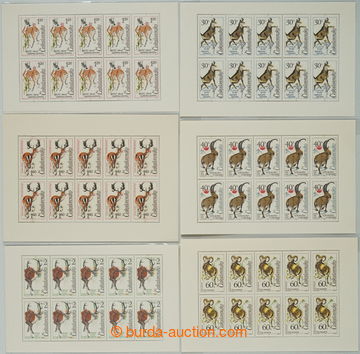 261119 - 1963 Pof.PL1347-1352, Fauna, complete set; very nice quality