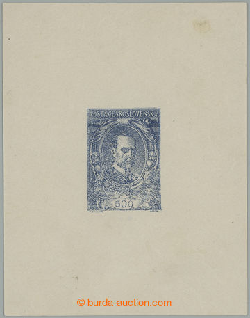 261166 -  PLATE PROOF  palte proof of the value 500h in/at grey-blue 