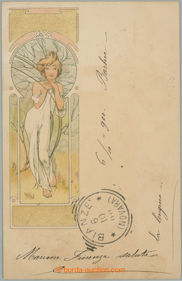 261244 - 1900 MUCHA Alfons (1860–1939), Champenois, Roční období