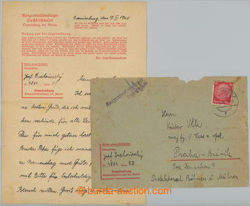 261247 - 1940 C.C. SACHSENHAUSEN - ORANIENBURG pre-printed envelope g