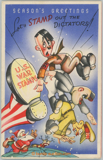 261266 - 1942 VÁLEČNÁ PROPAGANDA / USA / LET´S STAMP OUT THE DICT