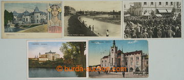 261280 - 1917-1938 BEREHOVO, UŽHOROD, MUKAČEVO / sestava 5ks pohled