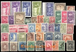 26129 - 1880 - 1947 selection of 45 pcs of stamp. on stock-sheet A5,
