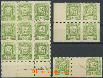 261315 - 1945 Majer 6A, II. definitive issue, Hvězda 40 green perfor