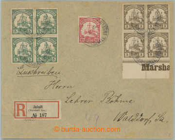 261339 - 1911 Reg letter addressed to Germany, with issue 1901, 5Pf a