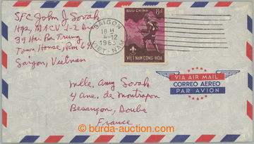 261341 - 1963 SKAUTING / Let-dopis zaslaný z Vietnamu do Francie, vy