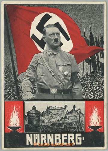 261351 - 1934 Reichs-Parteitag Nürnberg, two colour propaganda Ppc b