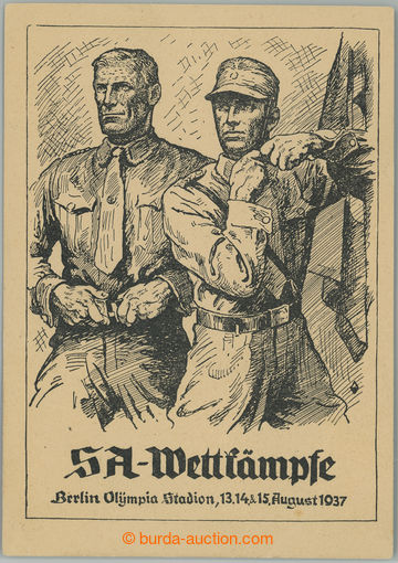 261352 - 1937 SA - Wettkämpfe, Berlin Olÿmpia Stadium 1937, drawn p