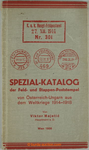 261362 - 1935 AUSTRIA / Spezial-Katalog der Feld- and Etappen Postste