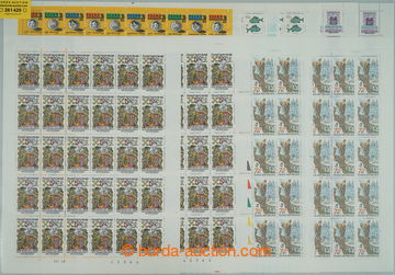 261420 - 1995-2006 COUNTER SHEET / selection of 20 complete sheets, f