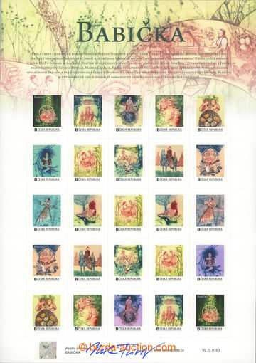 261437 - 2023 PERSONALISED STAMP / VZ 0163, Babička, complete counte