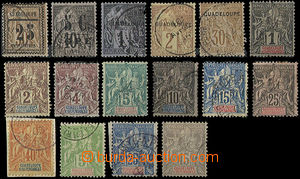 26144 - 1889 - 1903 selection of 16 pcs of stamp., c.v.. ca. 400 MiM