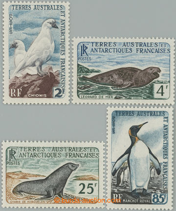 261491 - 1960 Mi.19-22, Fauna 2Fr - 85Fr; kompletní série, bezvadn