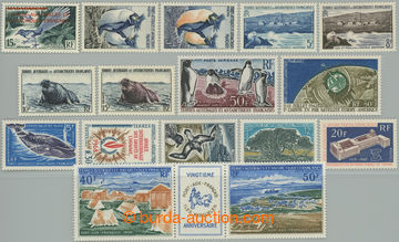 261492 - 1955-1971 SESTAVA / vybraných zn. a sérií, obsahuje Mi.1,