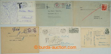 261505 - 1953 NEVYBRANÉ DOPLATNÉ (due) KE ŠKODĚ POST / comp. 6 pc