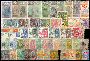 26153 - 1892 - 1938 selection of 50 pcs of stamp. on stock-sheet A5,